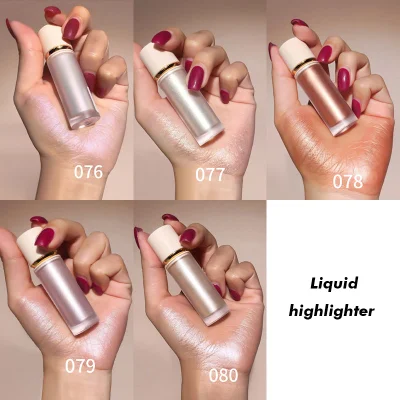 Face and Body Makeup Cosmetic Shimmering Liquid Highlighter Makeup