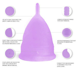 Feminine Hygiene Medical Grade Silicone Free Menstruation Cup