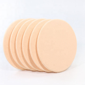 Free latex edge round shaped foundation puff,powder puff,cosmetic sponge puff