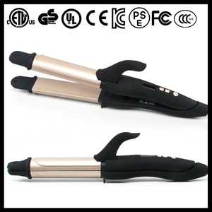 hair salon equipment Gold Ceramic Hair Straightener and Curler Iron for sale