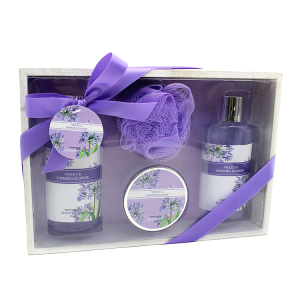 holiday shower gel bubble bathand body care gift set