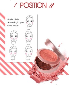 Hot selling O.TWO.O professional Facial Blush Powder Makeup Blush 6 colors