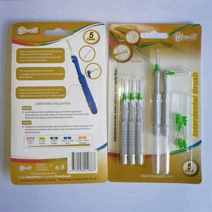 I and L interdental brush picks, 2 in 1, adjustable