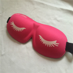 J123 pink eyelash model funny eye mask sleep /travel eye mask with pouch