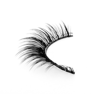 Lanson new design Korea synthetic fiber 3D silk permanent Eyemix YF5 natural false eyelashes one dollar eyelashes