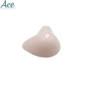 Lighter silicone breast forms for men