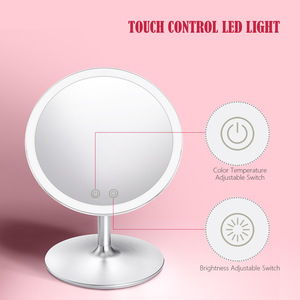 M3 Custom Women Led Lighted Desk Makeup Mirror With Led