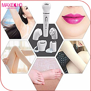 MAXECHO Electric Hair Removal Epilator ,Cordless Electric Shaver, Hard Skin Remover Body Massage Roller Beauty Kit for Women