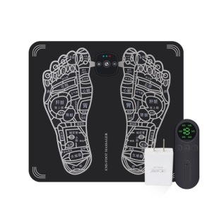 New Arrival Intelligent Collapsible EMS Foot Massager Mat Foot Detachable Control Unit Electric Foot Blood Circulation Massager
