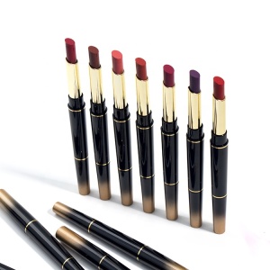 New Arrival Lipstick 2 In 1 Velvet Matte Lipstick 2 In 1 Lipstick Cream Lip Liner