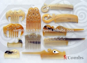 New design upcoming season!!!Natural horn combs, water buffalo horn combs, handicraft hairbrush