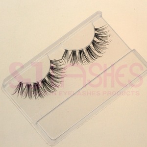 New product 5 Pairs Pack Custom Private Label Long Wispy Soft Individual Reusable False Eyelashes