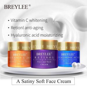 OEM Breylee Vitamin C 20% Vc Whitening Facial Cream Repair Fade Freckles Remove Dark Spots Melanin Remover Brightening Face Care