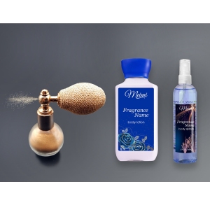 OEM high quality body spray shimmer body mist for gift set