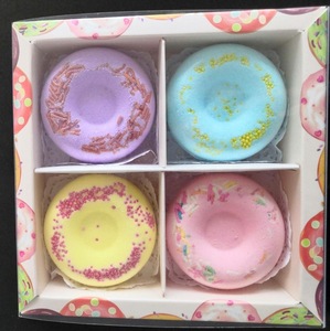 Organic fizzy bath spa gift set bath bombs fizzy