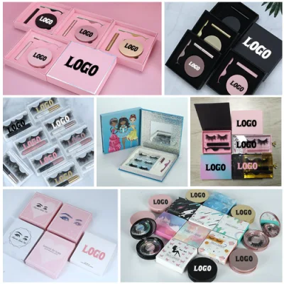 Own Brand 8d 6 Magnet Lashes Magnetic Eyelash Set Private Label 3D Magnetic False Eyelashes with Eyeliner