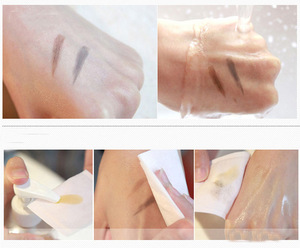 Peel Off Roll Paper Eyebrow Pencil 5 Colors Waterproof Long Lasting Eyebrow Pen Pulling Eyeliner Pull Eye Stick NC0861