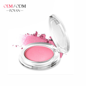 Plastic Container Ice Cream Single Color No Brush Makeup Baked Blush