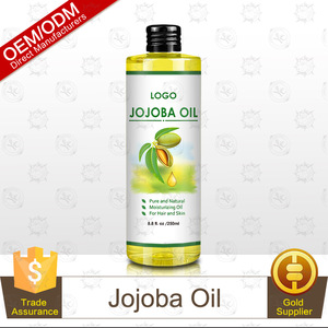 Private Label Pure and Natural Jojoba Oil 250ml Hexane Free As Carrier Oil/Base Oil