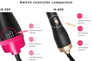 Professional Volumizer Styler Negative Ion Hair Straightener Curler Brush One Step Hair Dryer Hot Air Brush 3 in1Hair Dryer