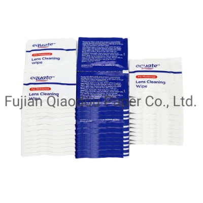 Qiaodou Custom Individually Wrapped Disposable Lens Anti Fog Wipes for Glasses