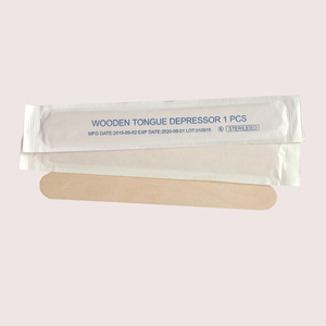 Quality Birch Wood Tongue Depressor  Disposable Wax Spatulas