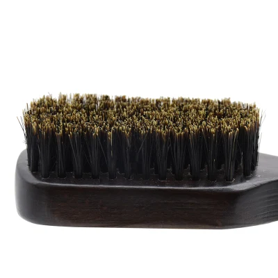 Quality Wood Handle Boar Bristle Cleaning Brush Hairdressing Men Beard