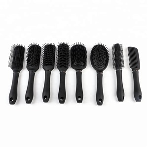 Salon Rotating soft handle grip Hairbrush