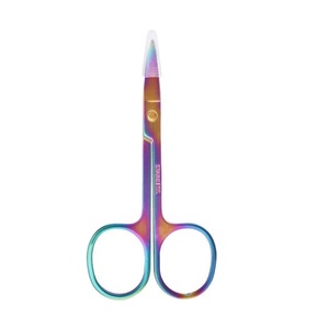 Stainless Steel Eyebrow Scissor Makeup Tool for Facial Hair Scissors, Eyelashes,