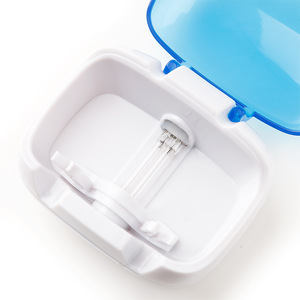 Sticky Auto and Battery UV Toothbrush Holder and Sterilizer Sanitizer