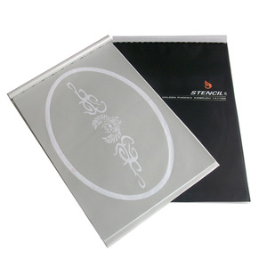 Temporary Airbrush Tattoo Stencil Book with 100 stencils