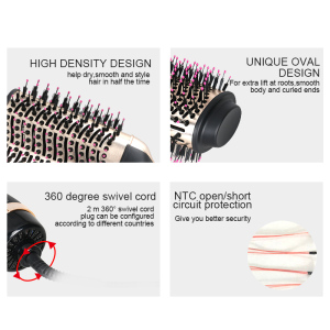 ULELAY OEM ODM Professional 3 In 1 Hair Dryer & Volumizing Brush Stock One Step Hair Dryer And Styler Electric Hot Air Brush