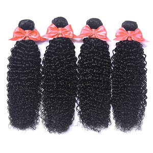 Wholesale Virgin Cuticle Aligned Hair Vendors Raw Indian Hair Bundle Curly 100% Human Hair Extension