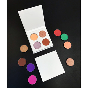 Vegan Cardboard Matte High Label No Logo Manufacturer Makeup Oem 2019 Pigment Custom Private Label Eyeshadow Palette