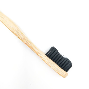 Wave handle 100% Biodegradable Mao Bamboo smooth Nylon Bamboo charcoal bristle bamboo toothbrush