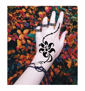 Wholesale best selling reusable henna stencil tattoo stickers for body art