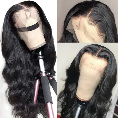 Wholesale Brazilian Body Wave 4X4 5X5 13X4 13X6 360 Wig for Black Women Pre Plucked with Baby Hair Virgin Lace Front Human Hair Wig