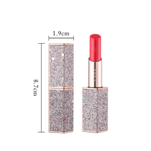 Wholesale custom lipstick diamond luxury star matte lipstick