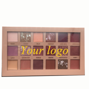 Wholesale Eyeshadow Palette Private label 18 Colors Highly Pigmented Eye Shadow Palette no logo