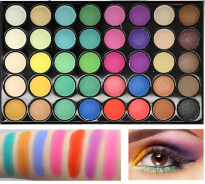 Wnm 210 New Wholesale 40-Color Eyeshadow Matt Pearlescent Earth Color Eyeshadow Palette, Long-Lasting Makeup Have Stock