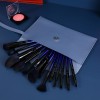10-Piece Gradient Blue Makeup Brush Set – Premium Synthetic Bristles & Ergonomic Handles | OEM/ODM Professional Cosmetic Brushes for Private Label