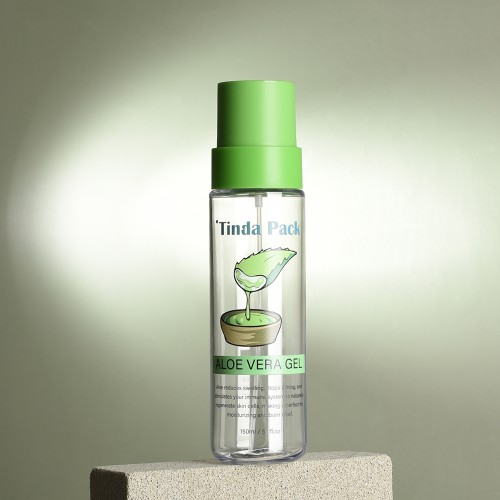 Custom 160ml  PET Spray Bottle with Pump Cap for Facial Toner, Aloe Vera Lotion