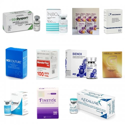 BoTox Liztox Botulax Nabota Meditox Xin Rentox Innotox Botulinu Toxina 100units Toxina Botulinica 100u