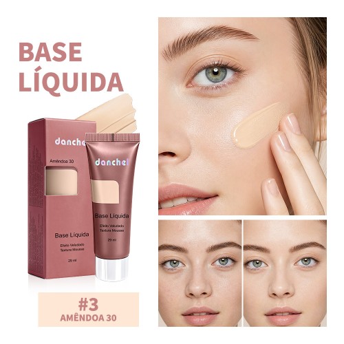 Wholesale Private Label Even Skin Tone Daily Commute Long-lasting Lightweight Natural-fit Mousse Velvet Liquid Foundation