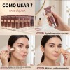 Wholesale Private Label Even Skin Tone Daily Commute Long-lasting Lightweight Natural-fit Mousse Velvet Liquid Foundation