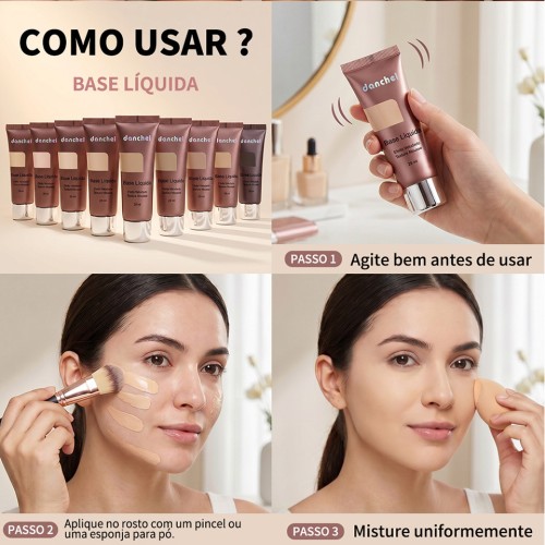 Wholesale Private Label Even Skin Tone Daily Commute Long-lasting Lightweight Natural-fit Mousse Velvet Liquid Foundation