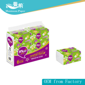 100% natural cotton super soft facial tissue