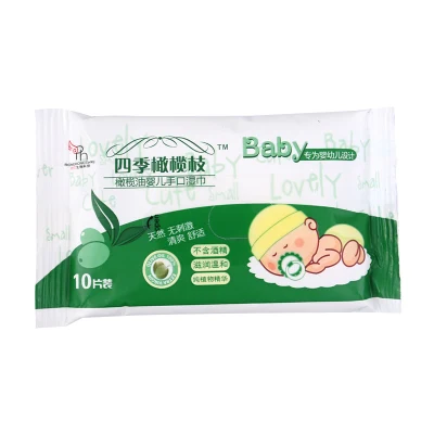 100% Pure Cotton Baby Wet Cleaning Wipes, Tooth and Gum Wipes, Promote Baby&prime; S Oral Health, Antibacterial, Non-Allergenic, Multiple Use