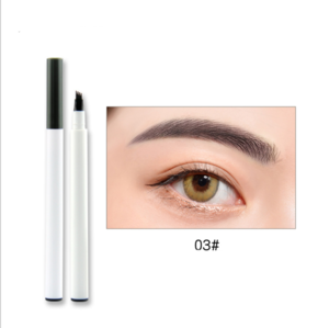 2019 3 Colors Liquid Eyebrow tattoo Pencil 3 Head Fork Tips Long Lasting Waterproof  Eyebrow Tattoo Pen