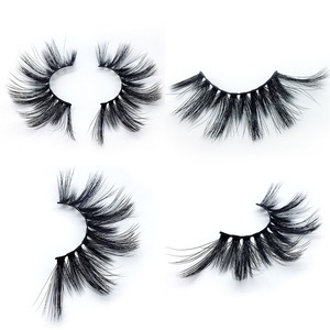 25mm 3D mink lashes 100% real mink fur false eyelashes